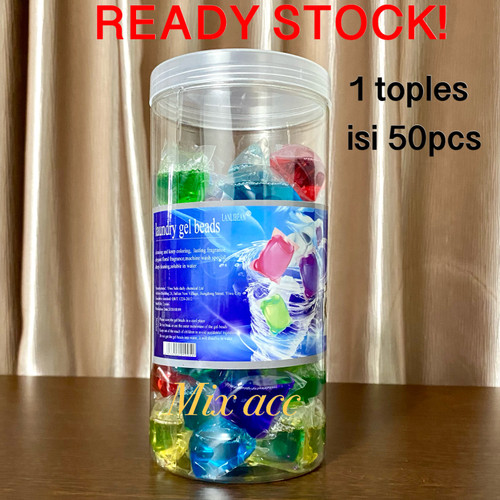 Foto Produk Sabun Cuci / Laundry Gel Beads 1 Box Isi 50pcs / Sabun Cuci Antiseptik dari Mix acc88