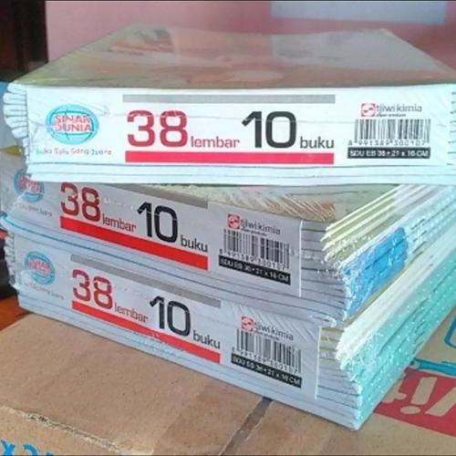 Foto Produk BUKU TULIS BERGARIS SIDU 38 LEMBAR ISI 10 BUKU dari FELL'Z KIDS