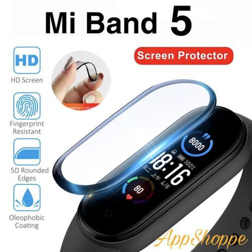 Gambar Anti Gores Screen Protector Xiaomi Mi Band 5 FULL SCREEN COVER dari ZetiraCollection Jakarta Selatan Tokopedia
