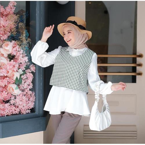 Foto Produk Yuzu Peplum Blouse | Terminal Grosir | Atasan Wanita Original - Black dari Terminalgrosir Indonesia