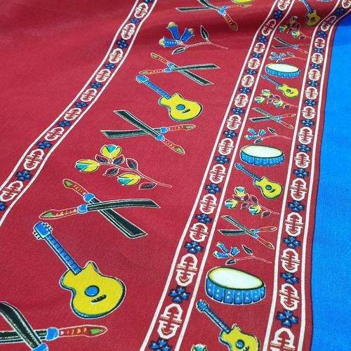 Foto Produk kain motif khas Maluku Ambon merah MTR "city of music" edition dari tokokoko