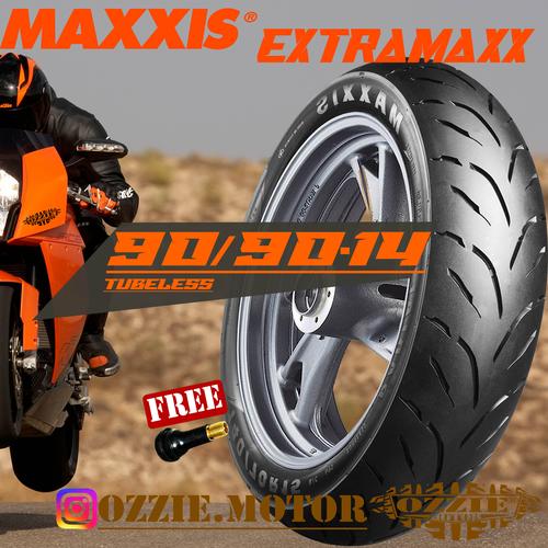 Foto Produk MAXXIS M6234W Extramaxx 90 90-14 Ban Tubeless Matic Beat Mio Vario dari Ozzie Motor