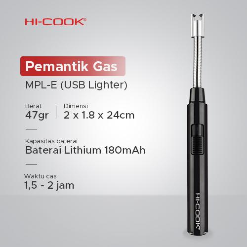Gambar Hi-Cook Pemantik Elektrik/Pemantik Listrik/Lighter Elektrik MPL-E dari Hi-Cook Official Jakarta Barat Tokopedia