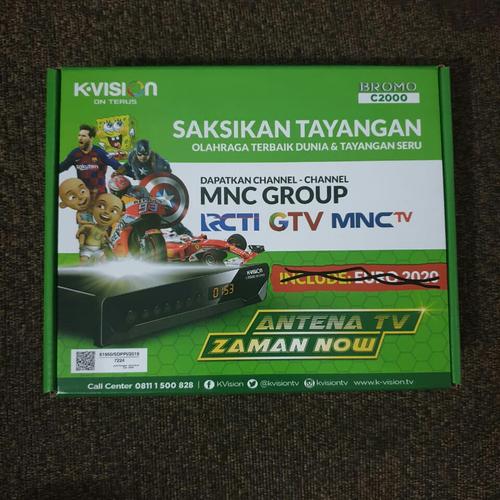 Jual Receiver KVision Bromo C2000 (Support MNC Group) Hijau Kota