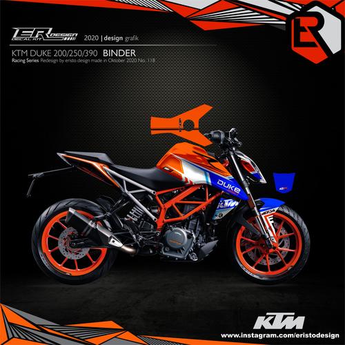 Jual decal sticker KTM Duke 200/250/390 