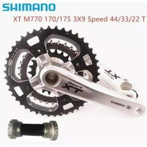 Crank Shimano Deore XT FC M770 9 Speed 