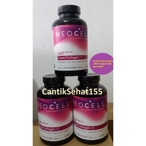 Foto Produk NEOCELL SUPER COLLAGEN+C Type 1&3 250 Tablets ( 1 paket isi 3 botol ) dari Cantik Sehat155