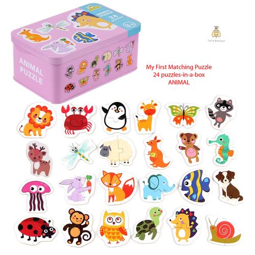 Foto Produk My First Matching Puzzle 24 pc | Tata Edutoys - Animal dari Tata_edutoys