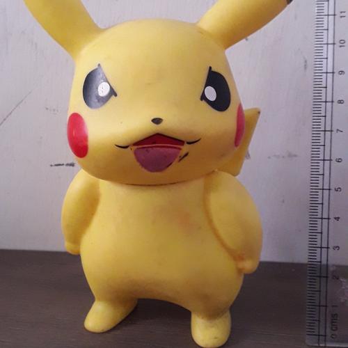 Jual action figure pikachu pokemon size lumayan rubber pocket monsters