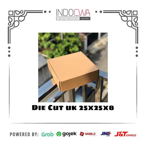 Foto Produk Kardus Box Karton Polos Die Cut Uk 25x25x8 dari IndoCwa