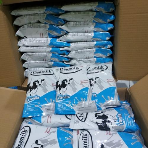 Foto Produk OSAMILK Susu Sapi 500 gram | Rasa Coklat | Susu Gemuk Badan - Vanila dari ROSO ECO SOLO