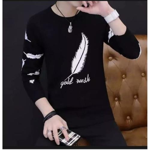 Foto Produk FortKlass GOLD RUSH Sweater Hoodie Unisex Lengan Panjang Pria Wanita - Hitam dari FortKlass