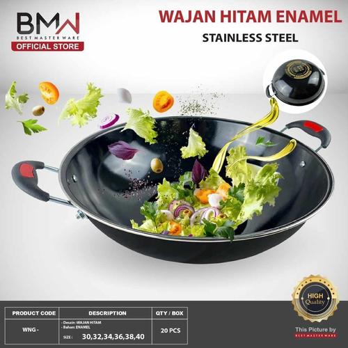 Foto Produk WAJAN ENAMEL 34 cm / Wajan /Penggorengan dari PELANGI15 ACCESORIES