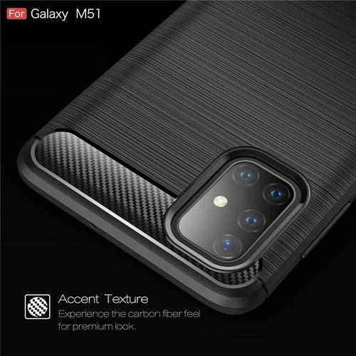 Foto Produk CASE SAMSUNG M51 SOFT CASE CARBON FIBER BRUSH ORIGINAL dari NICE CASE