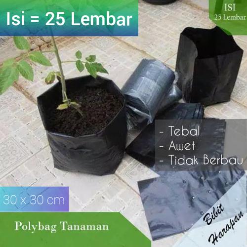 Jual Polybag Polibag Polibek Tanaman Kantong Tanaman 30 X 30 Cm Jakarta Barat Bibit Harapan Tokopedia