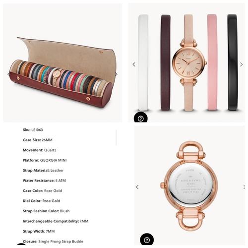 Jual Jam fossil LE1063 set - Jakarta 