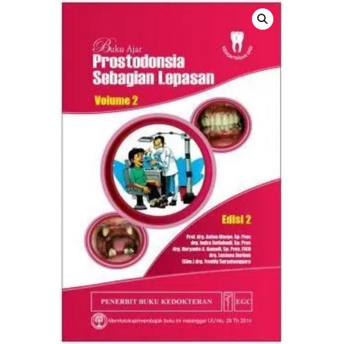 Gambar Buku Ajar Prostodonsia Sebagian Lepasan Vol. 2 Edisi 2 dari Dental ID Store Kab. Sleman Tokopedia
