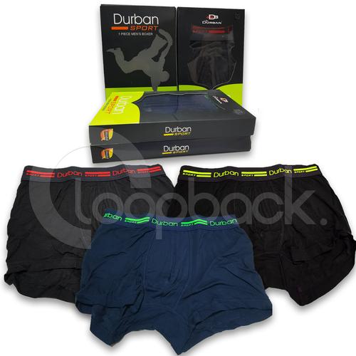 Foto Produk Celana Dalam Boxer Pria / Boxer DURBAN Sport DU 669C 1 Box isi 1 pcs - M dari Loopback Shop