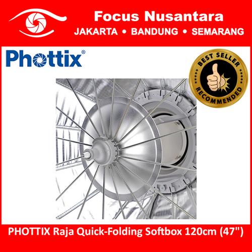 Foto Produk PHOTTIX Raja Quick-Folding Softbox 120cm (47") dari Focus Nusantara