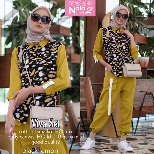 By nala | setelan Celana Jogger Wanita 