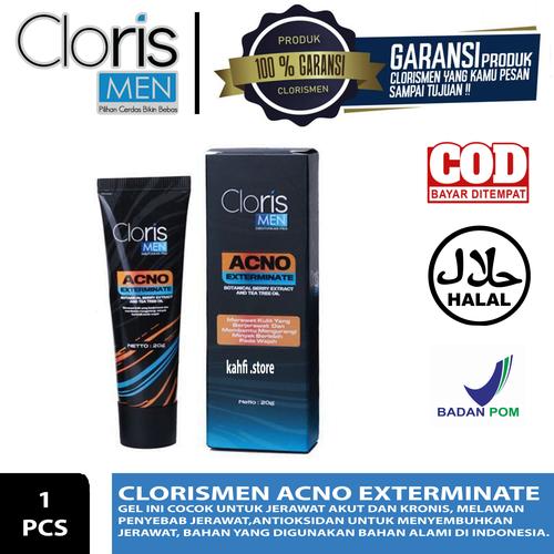 Foto Produk CLORIS MEN CLORISMEN ACNO EXTERMINATE MENGEMPESKAN MEREDAKAN JERAWAT dari KAHFI STORE MEN