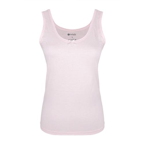 Foto Produk Nathalie Kaos Dalam Wanita Katun Basic 1 PCS NTA 0027 W - Merah Muda, M dari Flyman Nathalie Store