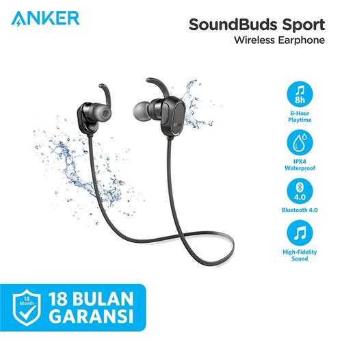 Foto Produk Anker SoundBuds Sport Bluetooth Earphone A3233 dari Soundcore by Anker
