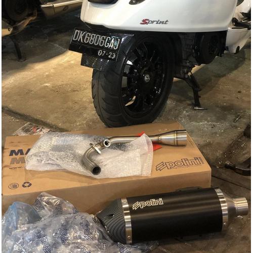 Jual Knalpot racing vespa piaggio polini italy - Kota Denpasar - vespamatic  | Tokopedia