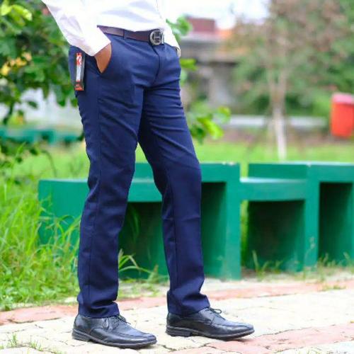 Foto Produk celana bahan pria slimfit biru navy - navy, 27 dari tokosaudara