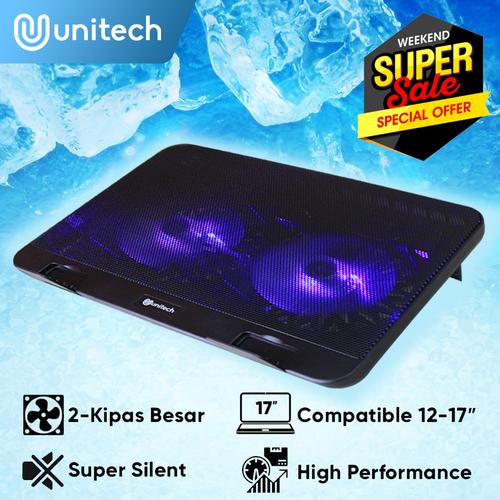 Foto Produk Notebook Cooler Coolingpad Kipas Pendingin Laptop Notebook Unitech N66 dari Unitech Official