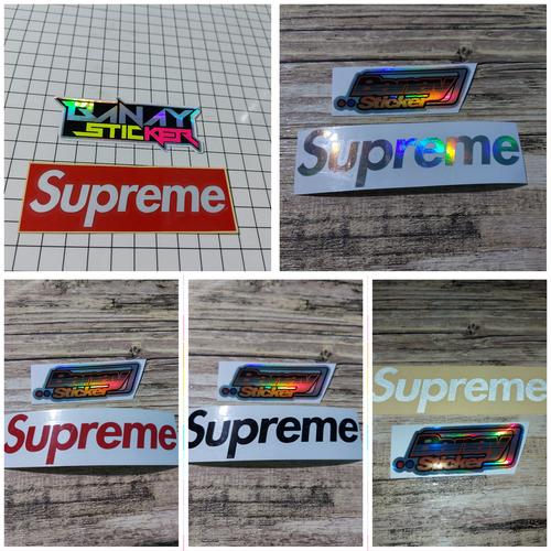 jual sticker supreme