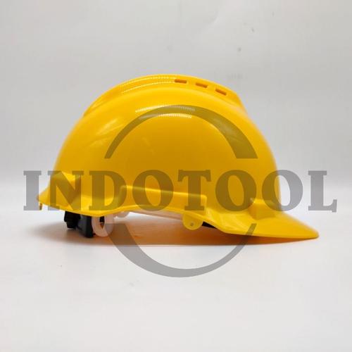 Jual HELM PROYEK / HELM SAFETY KUNING / SAFETY HELMETS YELLOW SM924
