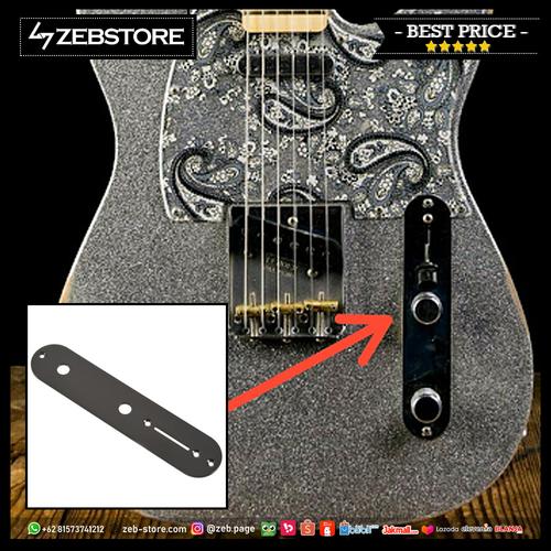 Foto Produk Control Plate Telecaster Black dari Zeb Hobbies Store