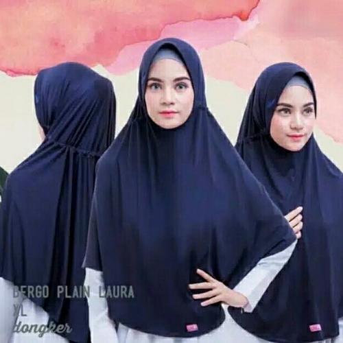 Foto Produk KERUDUNG SERUT XL JERSY PREMIUM/BERGO INSTAN JUMBO PET/JILBAB SERUT - Putih dari Khanras Hijab Store
