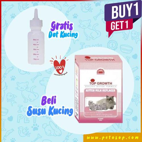 Foto Produk Top Growth Kitten Milk Replacer 250gr susu kucing Free Dot Kucing dari Petosop Ps