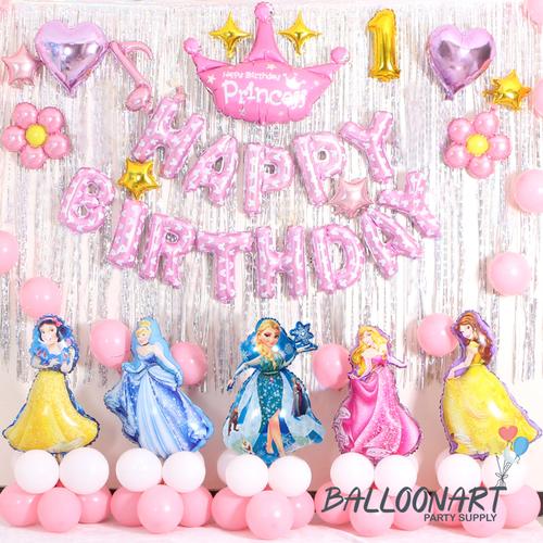 Foto Produk PRINCESS PREMIUM DEKORASI SET/BALON FOIL PRINCESS/DEKORASI ULANG TAHUN dari BalloonArt Party Supply