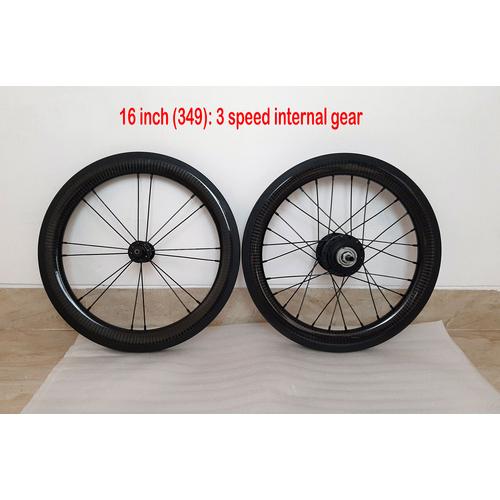 Jual Carbon Wheelset - 16 inch Brompton 