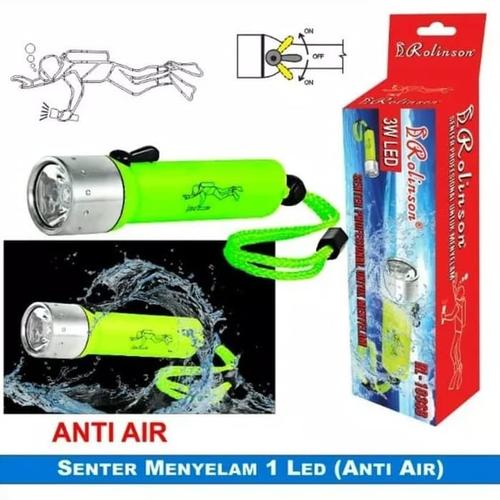 Foto Produk Senter Selam Anti Air Diving Flash 3W LED Rolinson RL-103SB dari Tricom accesories