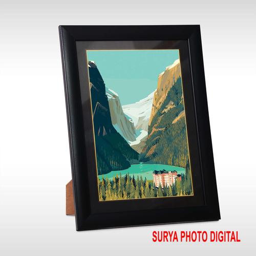 Jual Frame Foto Minimalis Warna Hitam Ukuran 8RW/A4 Matt/List - Kota ...
