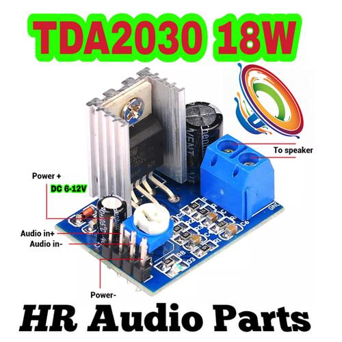 Jual Mini Amplifier TDA2030 Mono 18W Single Power DC 6-12v - Kab