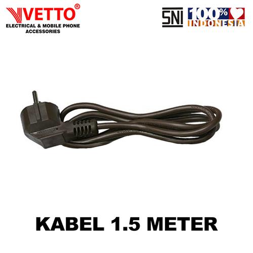 Foto Produk VETTO KABEL SNI 1.5M HITAM dari Vetto Smart Home