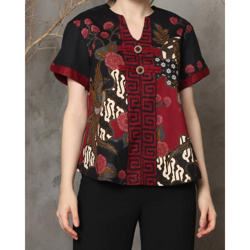 Foto Produk Nara - Xian Top / Atasan Batik Wanita - Standard dari Lustopia_Collection