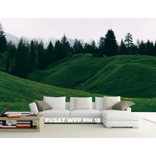 Wallpaper Rumput 3d Jual Jual Wallpaper Custom Pemandangan pegunungan Rumput 3D, wallpaper ...