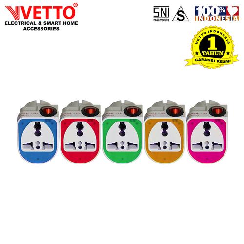 Foto Produk Oversteker/Steker Serbaguna/Universal Plug Vetto V801 Switch SNI dari Vetto Smart Home