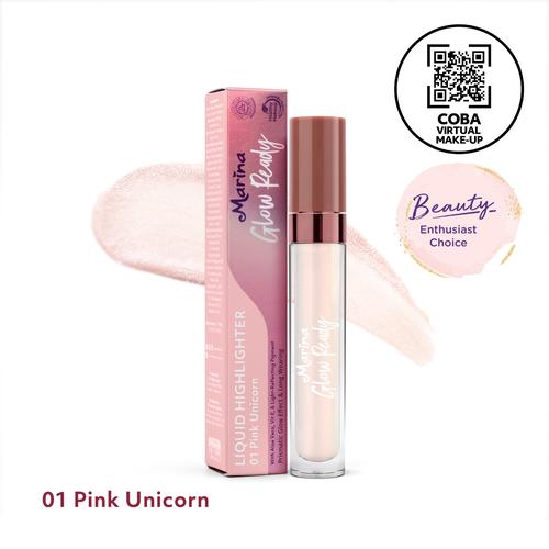 Gambar Marina Glow Ready Liquid Highlighter - PINK UNICORN dari Tempo Store Official Jakarta Timur Tokopedia