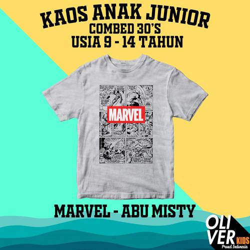 Foto Produk KAOS ANAK TANGGUNG JUNIOR SD SMP karakter superhero marvel disney - 11-12 tahun dari easyshop #1.bdg
