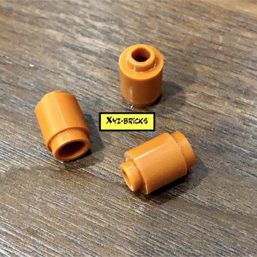 LEGO PARTS 6074890 Round Brick 1x1 Dark Orange di Xyz Bricks Tokopedia