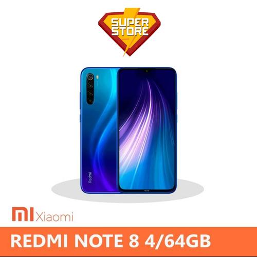 Foto Produk Xiaomi Redmi Note 8 Ram 4 Rom 64 (4/64) - Garansi Resmi - Hitam dari Super Store
