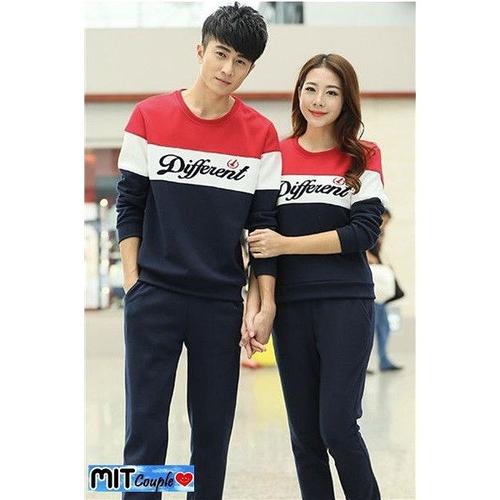 Foto Produk Sweater Couple LP Different Black dari Wallsticker shop