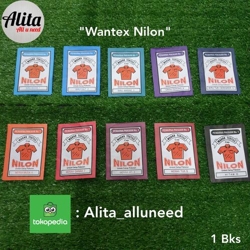 Foto Produk Pewarna Pakaian Wantex Nilon/ Wantex Cap Nilon per 1 Bks dari Alita_alluneed
